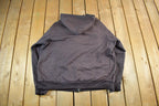 Vintage Distressed Carhartt Full Zip Thermal Lined Hoodie Sweatshirt Men's XL