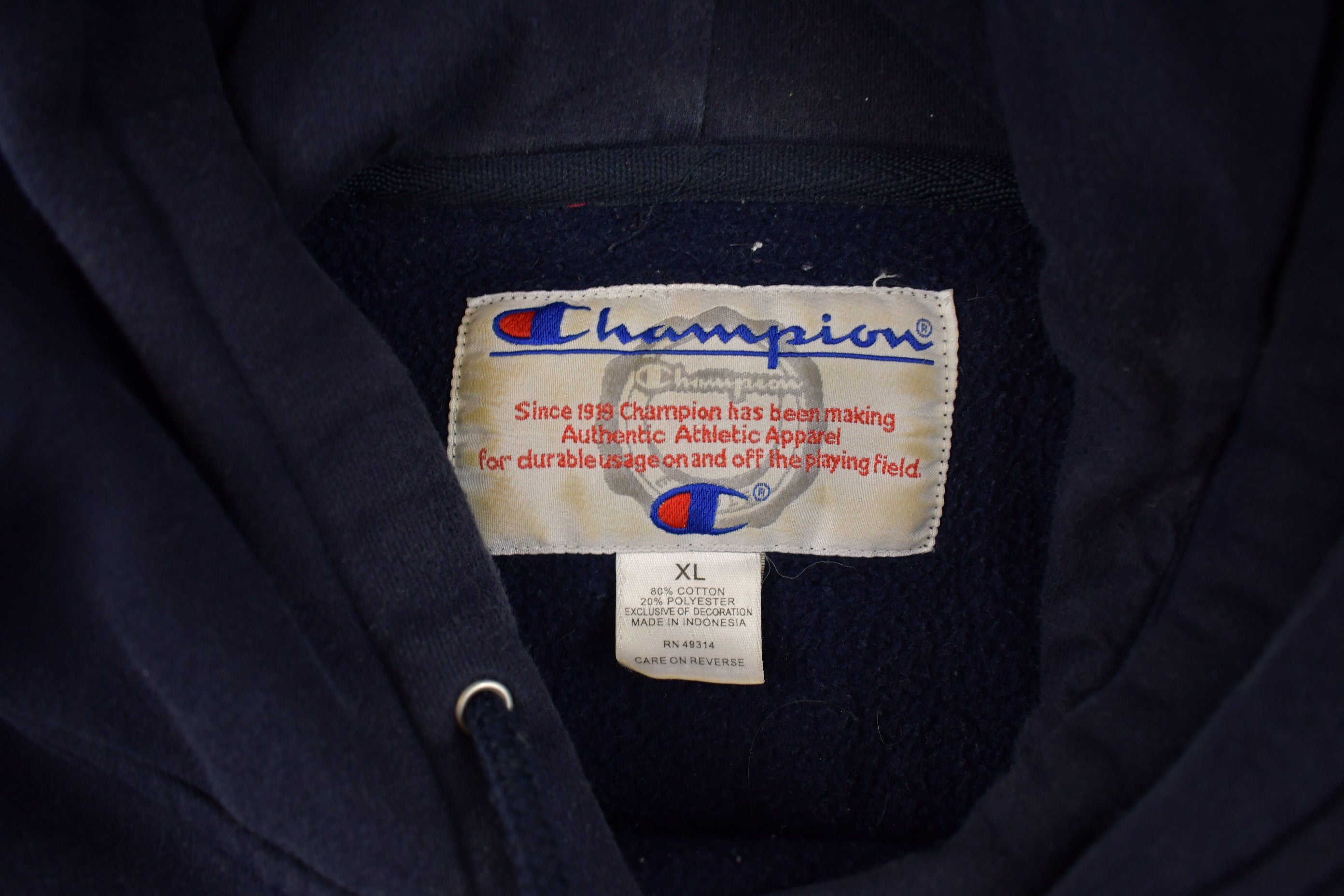 Vintage 1990s Champion Upper Iowa Peacocks Collegiate Hoodie