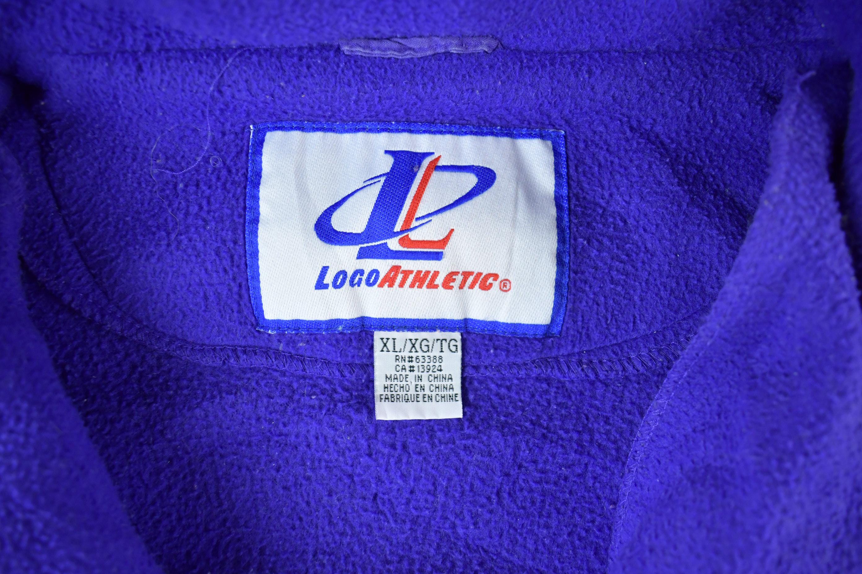 Vintage 1990s Minnesota Vikings Fleece Quarter Zip NFL Sweater Mens XL