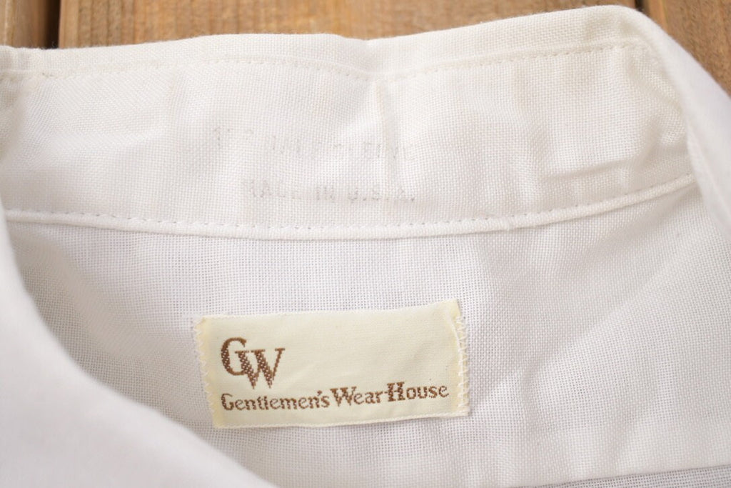 Vintage 1990s Gentlemens Wear House Blank Button Up Shirt