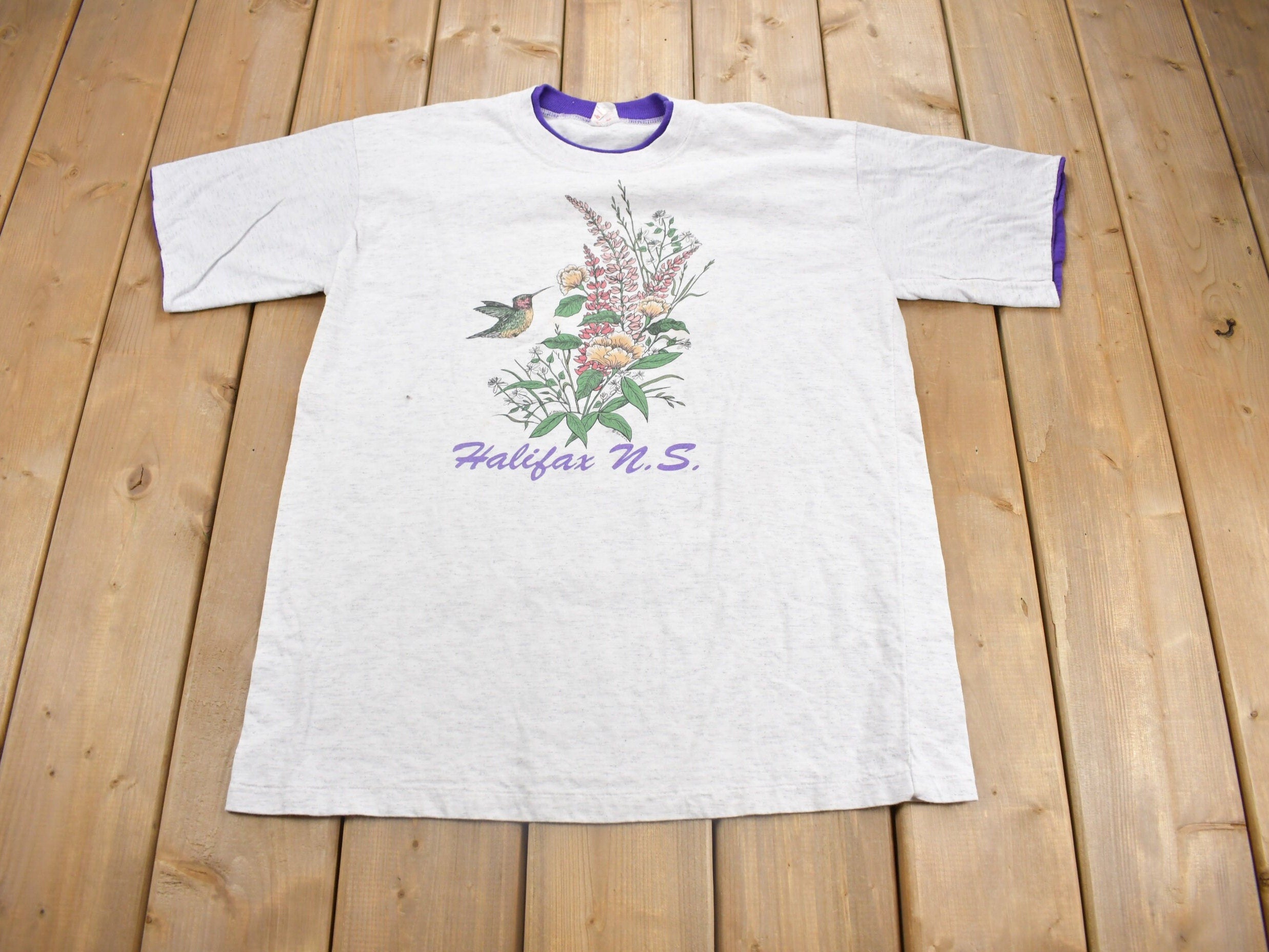 Vintage 1980s Halifax Nova Scotia Souvenir T Shirt