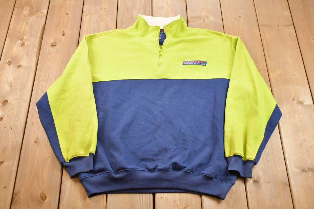 Vintage 1990s Ragsport Quarter Zip Sweatshirt