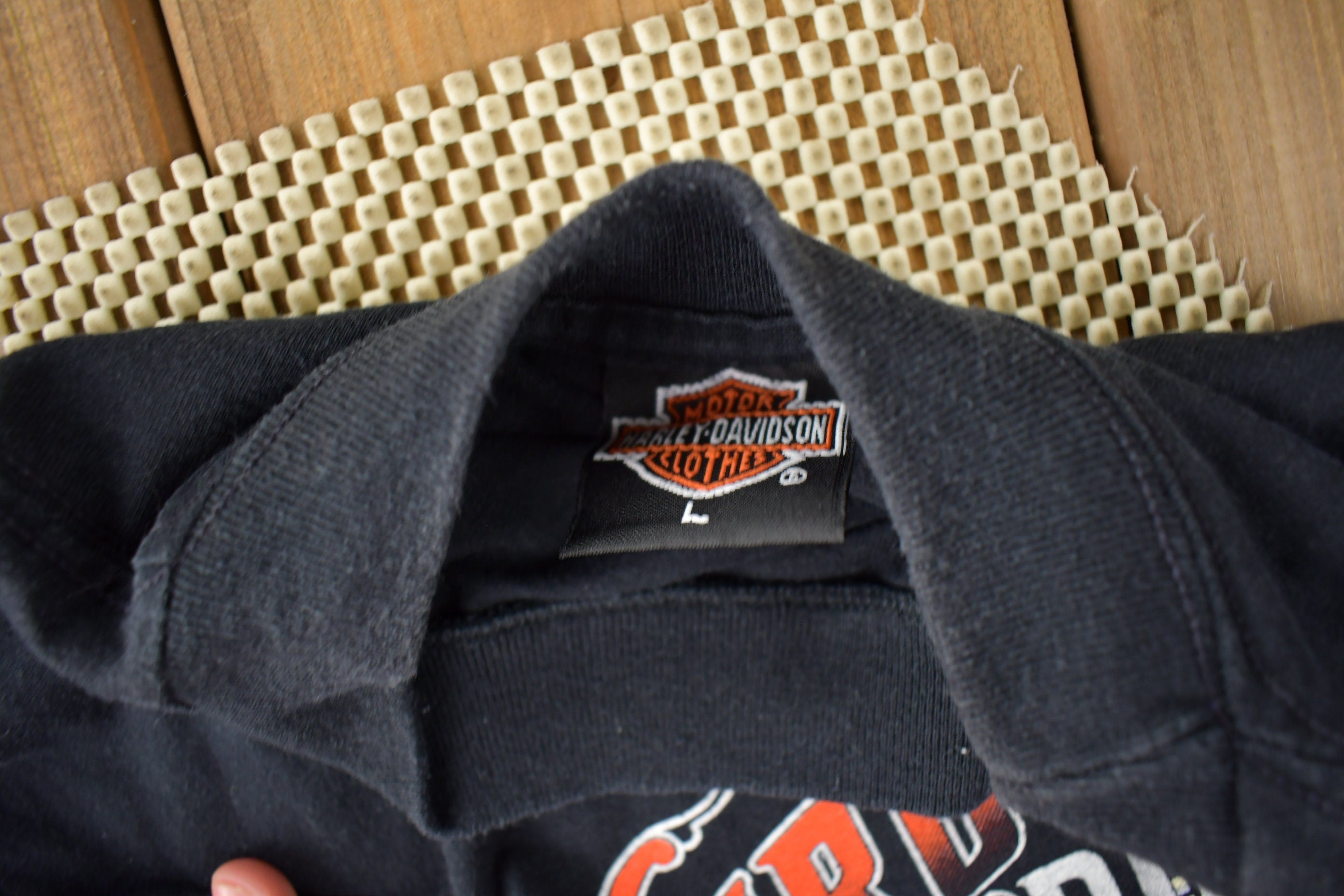 Vintage 1991 Harley Davidson Maui Cycle Company Kaanapali Single Stitch 3D Emblem T-Shirt Made In USA