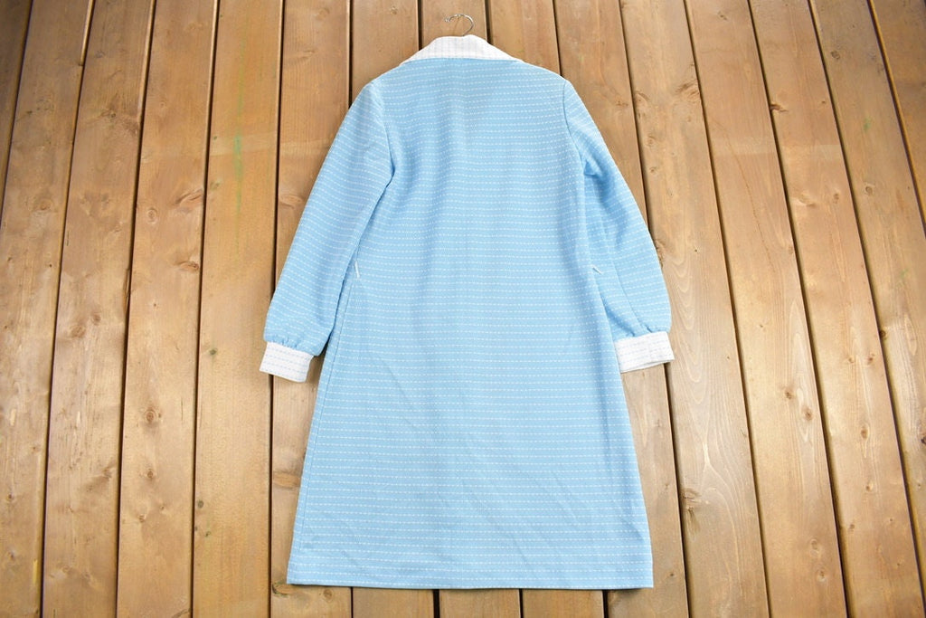 Vintage 1970s Long Sleeve Shirt Dress