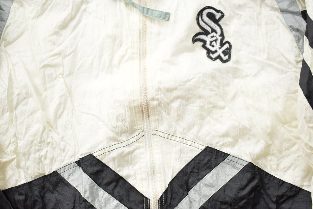 Vintage 1980s Chicago White Sox MLB Windbreaker Jacket