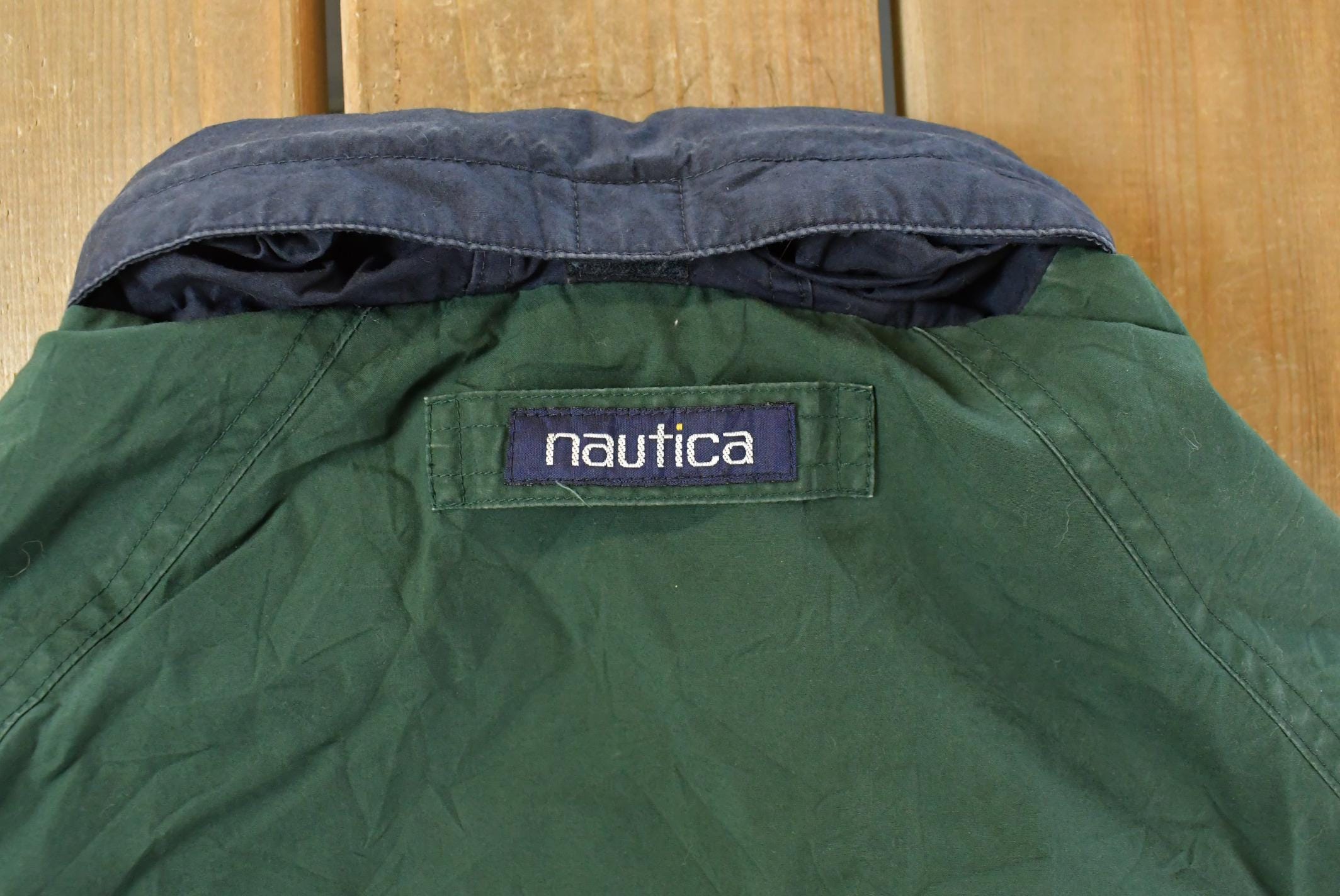 Vintage 1990s Nautica Full Zip Windbreaker Jacket Youth Large