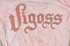 Women Vintage Vigoss Y2K Cherub T-Shirt / Vigoss Grunge Skull Print / Contrast Stitch / Internet Famous Clothing / Over Dyed / Y2K Bedazzled