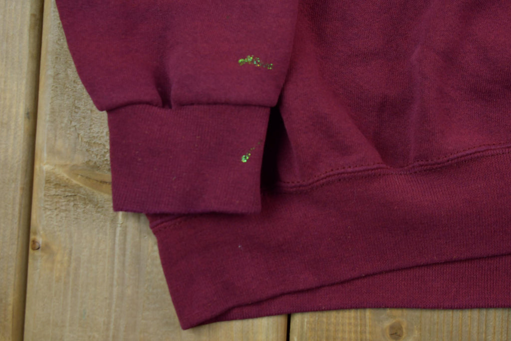 Vintage 1990s Cute Grandma Style Crewneck Sweater Made In USA