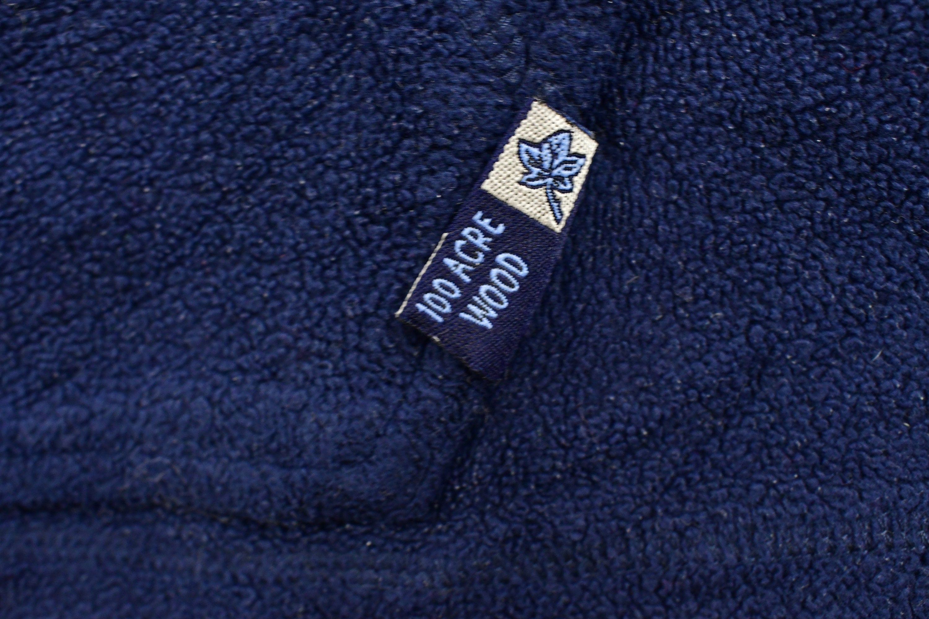 Vintage 1990s 100 Acre Wood Winnie The Pooh Disney Fleece Hoodie