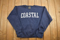Vintage 1990s Coastal Collegiate Style Crewneck Sweatshirt