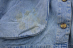Vintage 1990s Red Ridge Mountain Denim Jean Cargo Vest