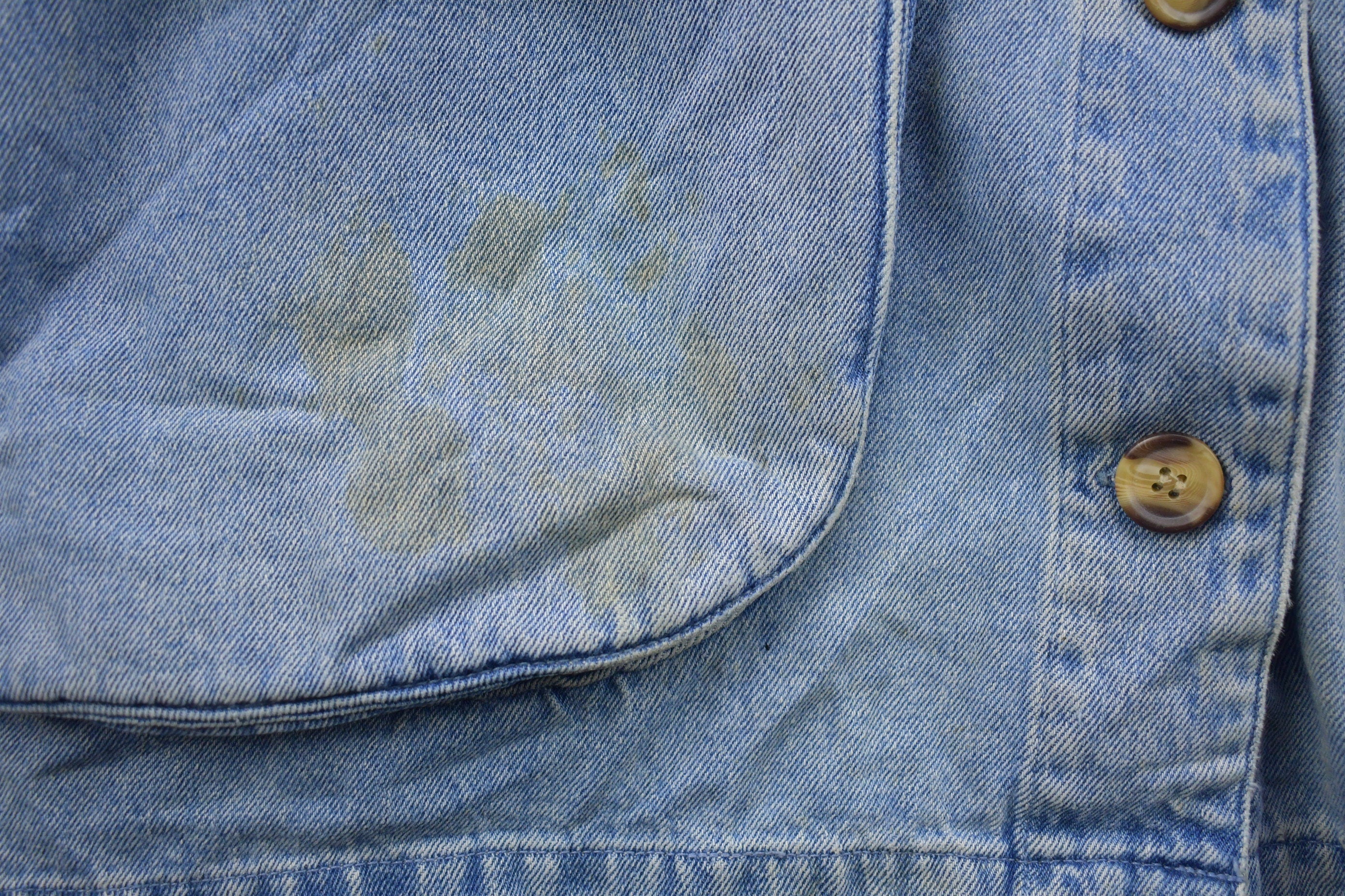 Vintage 1990s Red Ridge Mountain Denim Jean Cargo Vest