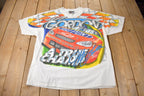 Vintage 2000 Jeff Gordon All Over Print NASCAR Racing T-Shirt