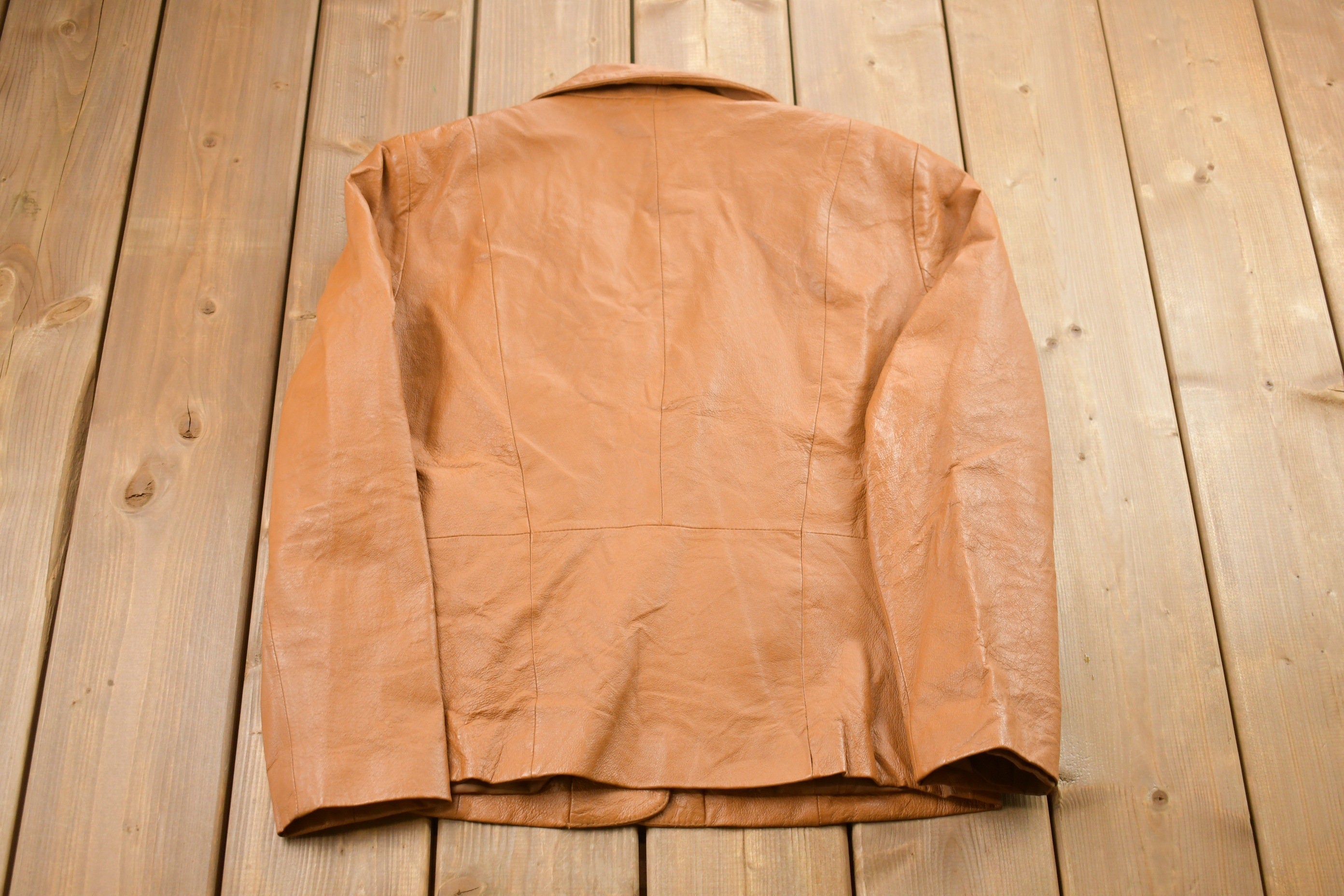 Vintage 1980s Bagatelle Leather Blazer