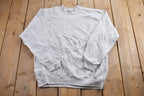 Vintage 1980s Blank Raglan Crewneck Sweatshirt
