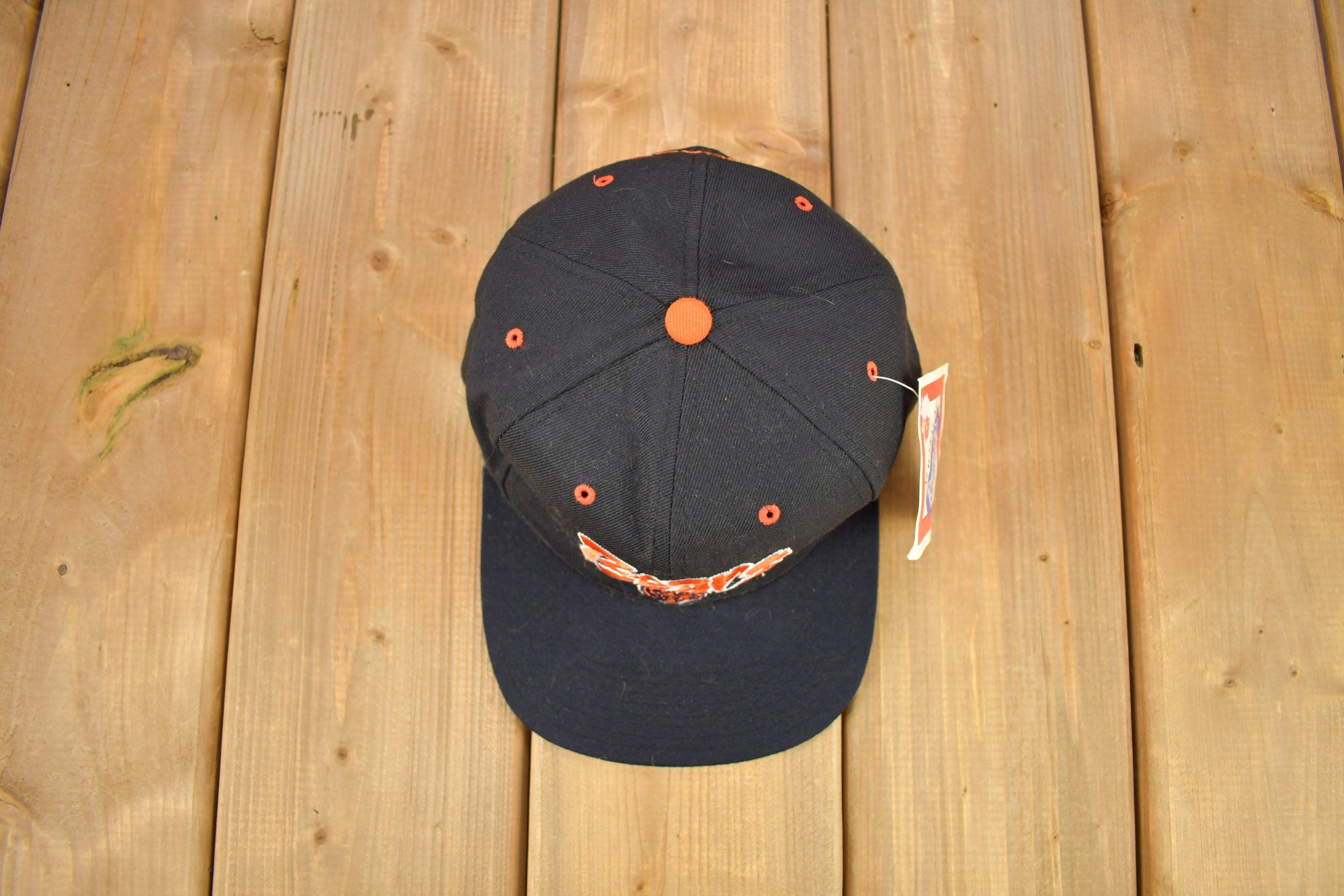 Vintage 1990s Headstock Chicago Bears NFL New Era Snap Back Hat