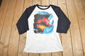 Vintage 1985 ZZ Top Afterburner Tour Raglan Band T-shirt