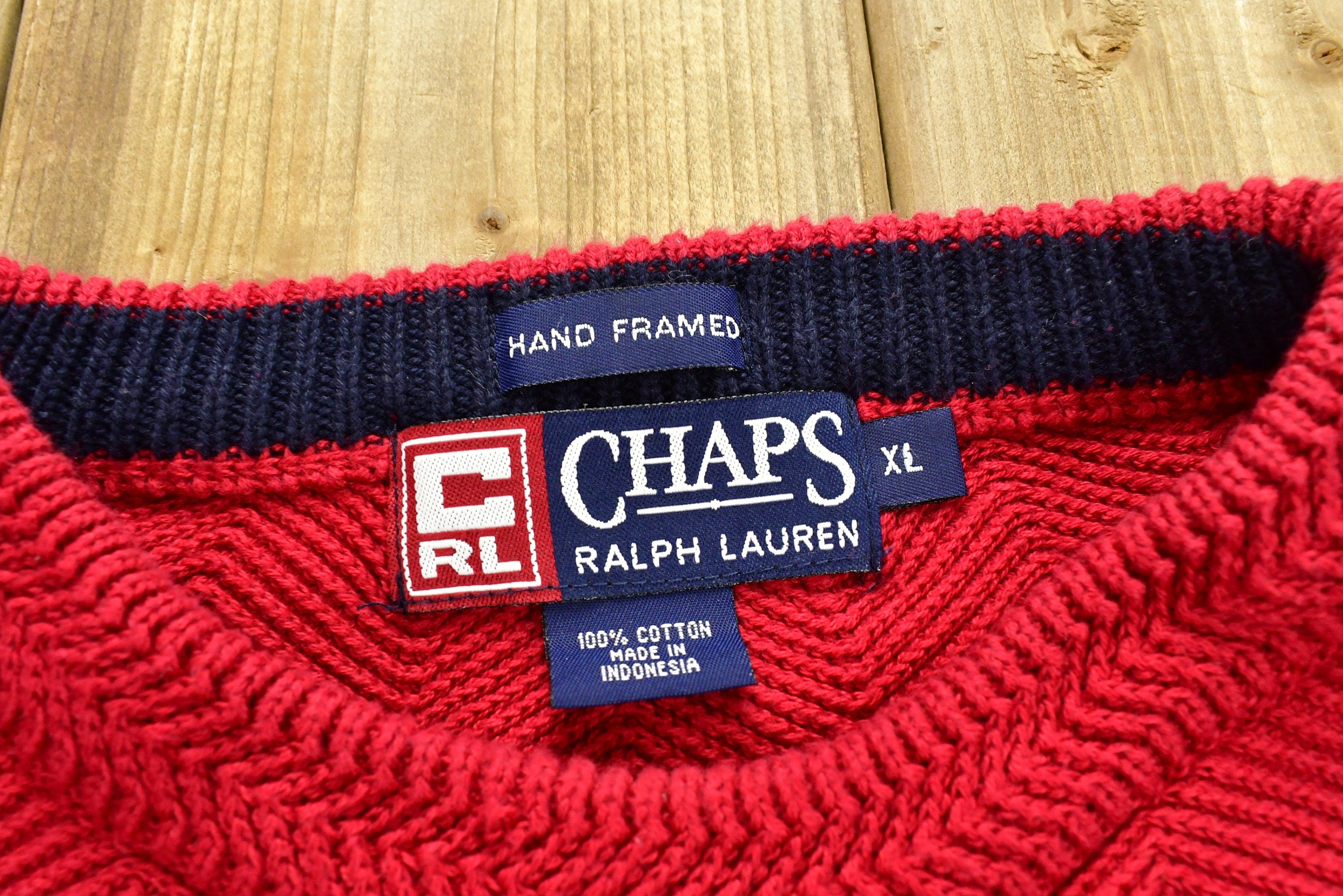 Vintage 1990s Chaps Ralph Lauren Knitted Sweater