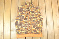 Vintage 1990's Duck Camo Military Button Up Army Vest