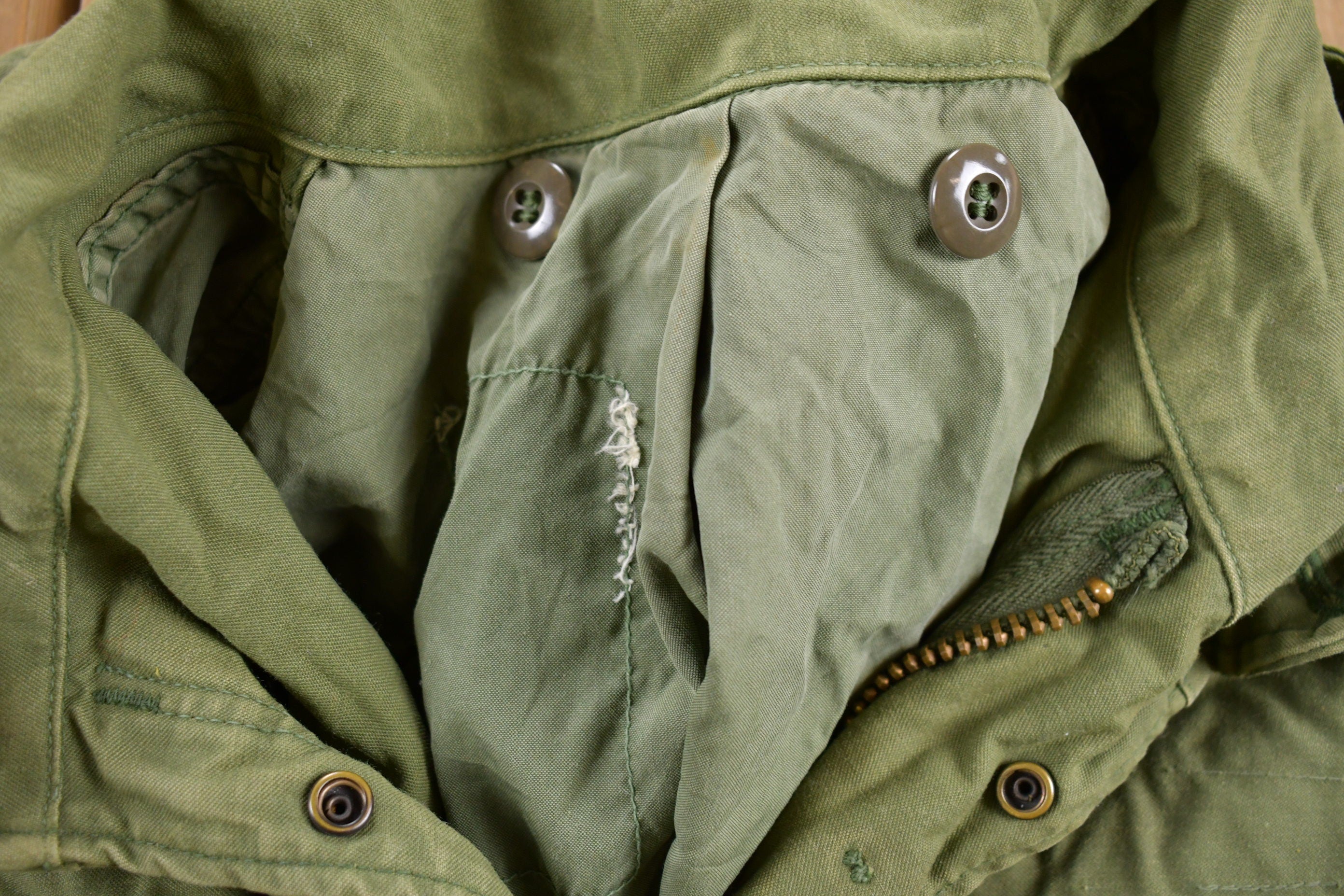 Vintage 1980s Military Field Jacket