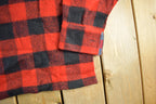 Vintage 1970s Cockatoo Wool Flannel Shirt Jacket Men's Medium