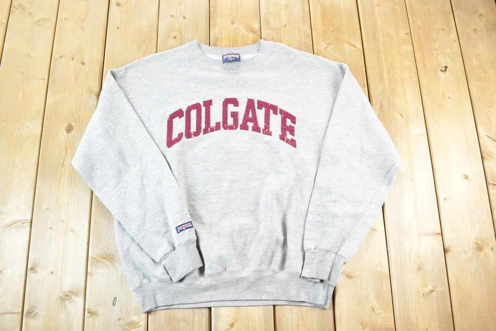 Vintage 1990s Jansport Colgate University Crewneck Mens L