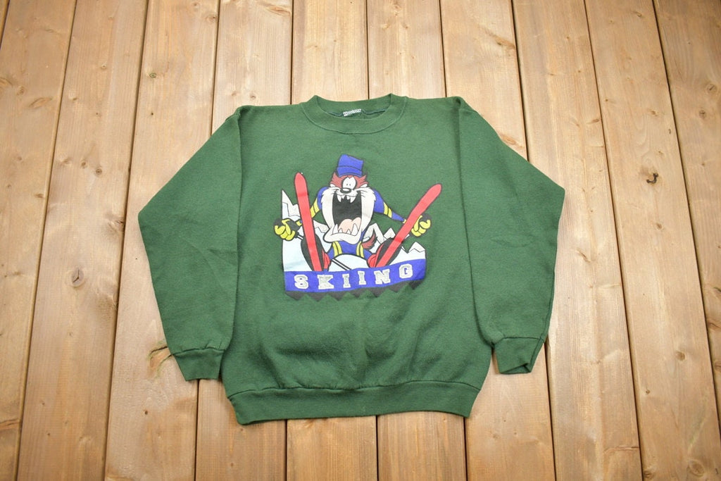 Vintage 1990s Tasmanian Devil Ski Crewneck