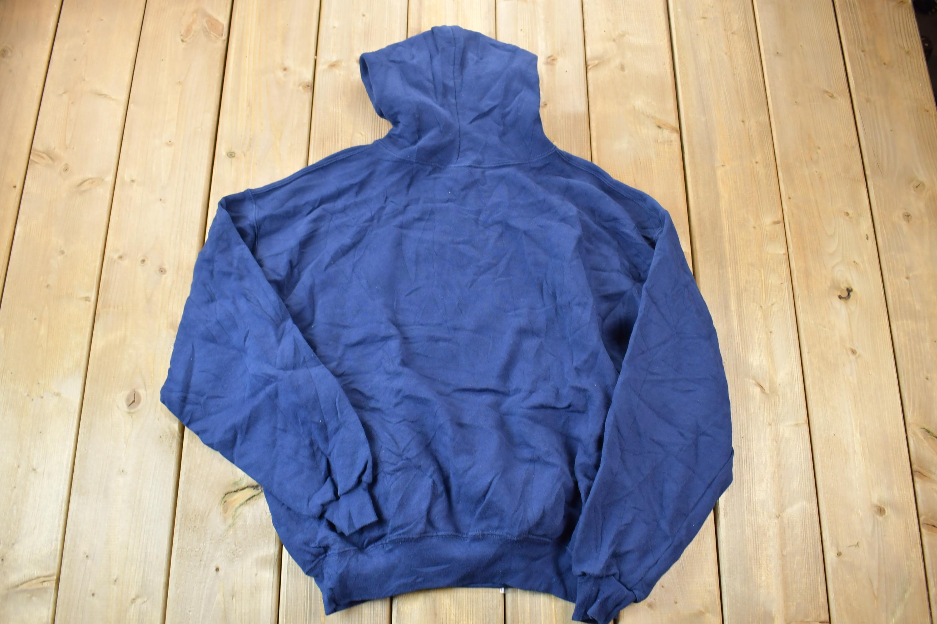 Vintage 1990s United States Marine Corp Embroidered Graphic Hoodie