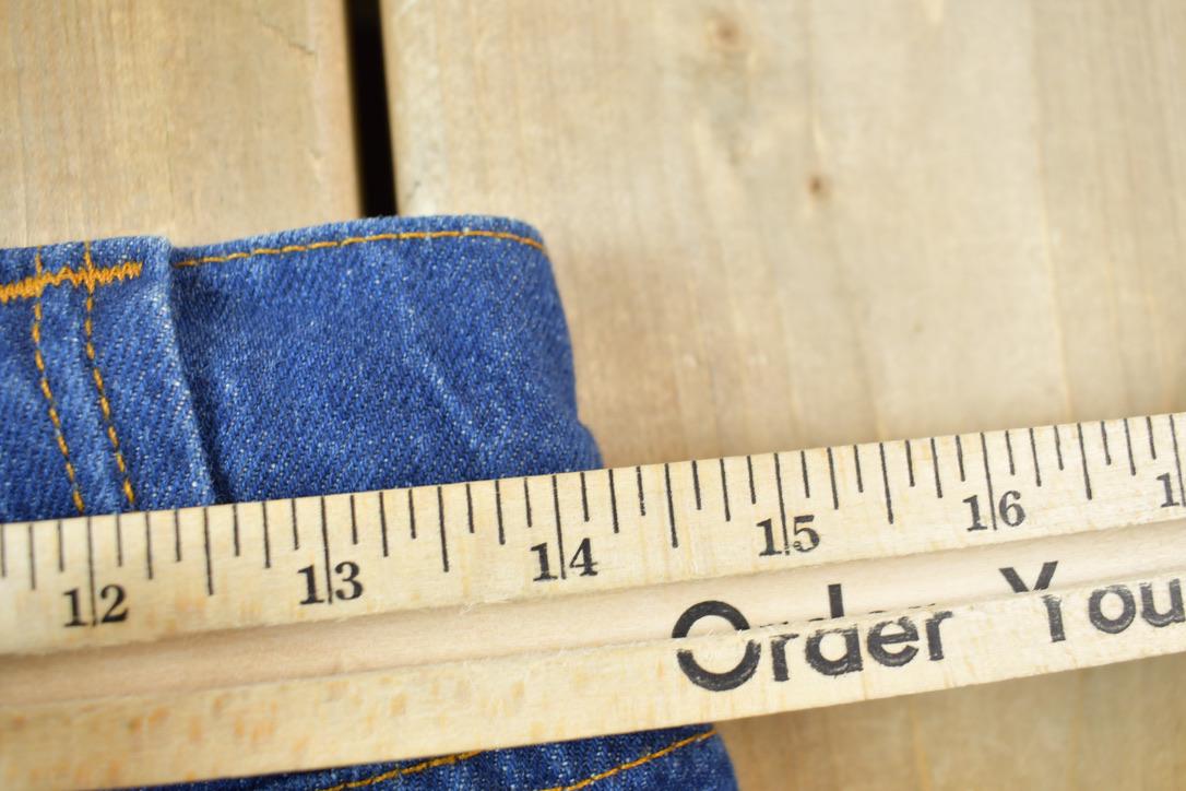 Vintage 1970s Levi's Bush Jeans Orange Tab 516 Denim Size 30 x 34
