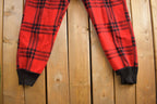 Vintage 1960s JC Higgins Buffalo Plaid Wool Pants Size 38x30