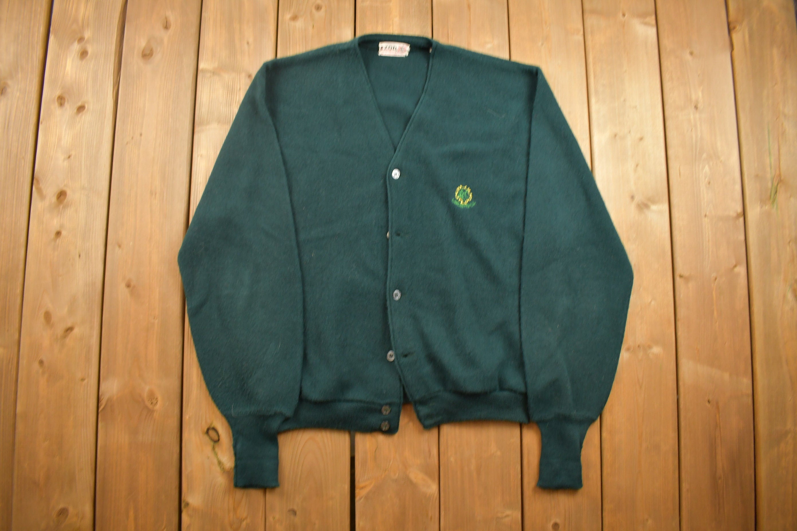 Vintage 1990s Lancaster CC Cardigan Sweater