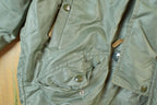 Vintage 1990s Goose Down Army Green Puffer Jacket