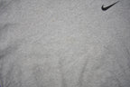Vintage 1990s Nike Heather Grey Mini Swoosh Crewneck Sweatshirt / Vintage Nike / Sportswear / Streetwear / Made in USA