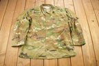 Vintage Military Camouflaged Button Up Shirt