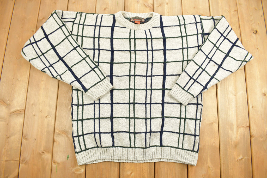 Vintage 1990s Savile Row Supply Company Knit Crewneck Sweater