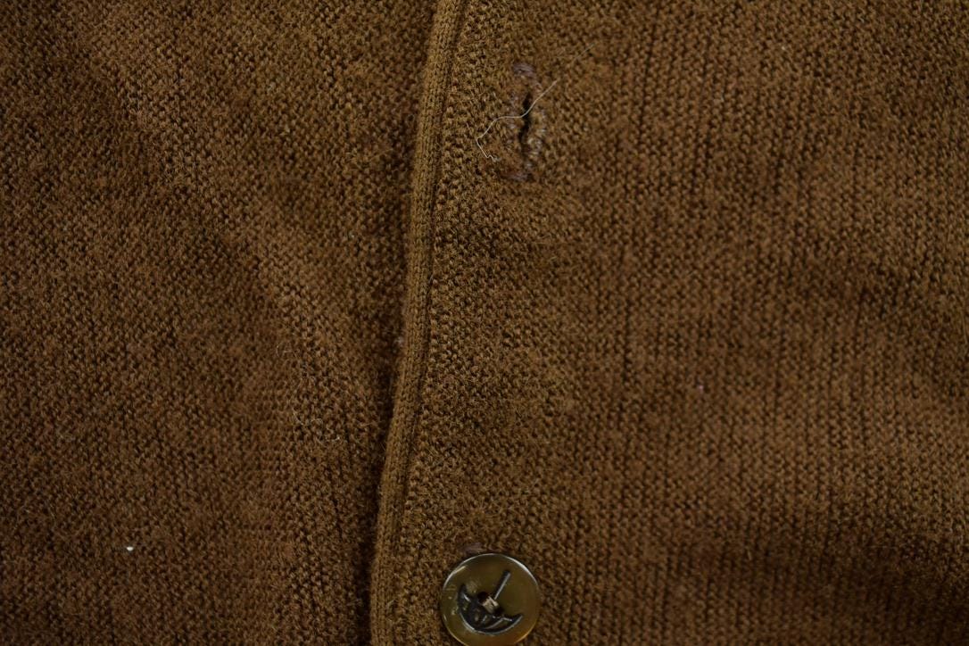 Vintage 1980s Arnold Palmer Robert Bruce Knit Cardigan Sweater