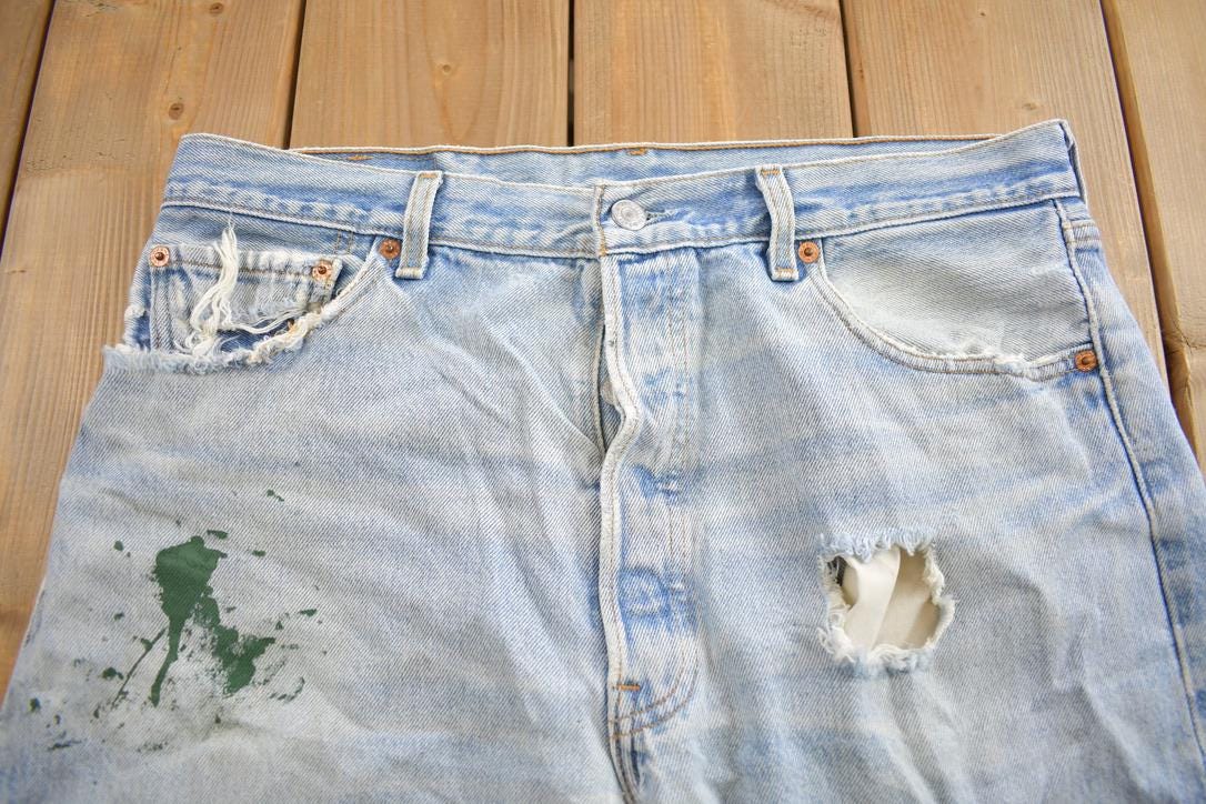 Vintage 1990s Levi's 501 Jeans Size 35x30