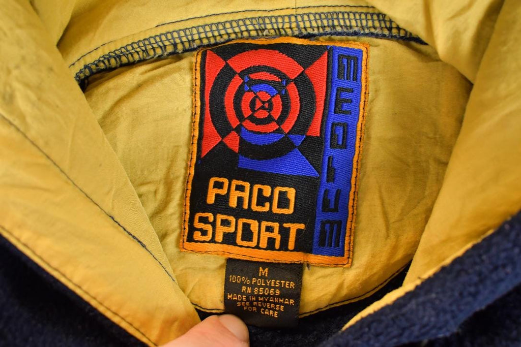 Vintage 1990s Paco Sport Fleece Outdoorsman Hoodie Sweater Men's L