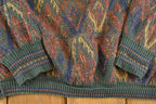 Vintage 1990s Croft And Barrow Knit Crewneck Sweater Mens XL /