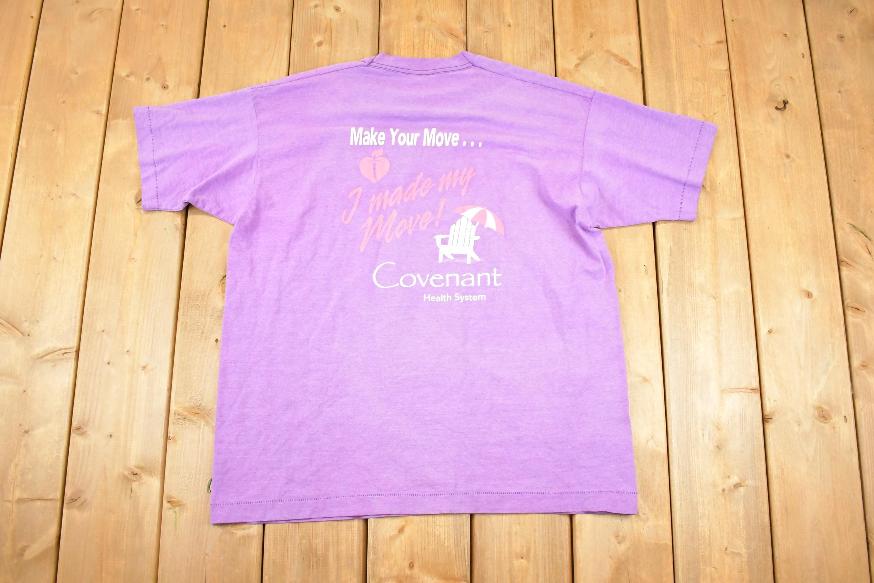 Vintage 1990s Club Health Souvenir Travel T-Shirt Men's L