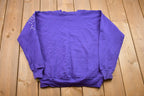 Vintage 1990s Morning Sun Floral Made In USA Crewneck