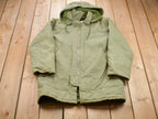 Vintage 1980s Military Hooded Jacket