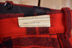 1980s Vintage Lumberjack Plaid Wool Jogger Trousers 36 x 30