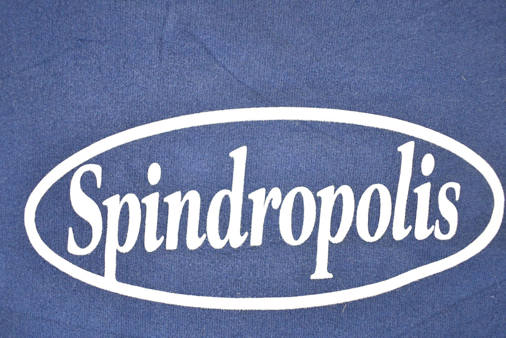 Vintage 1990s Spindropolis Graphic Print Crewneck Sweatshirt Mens XXL