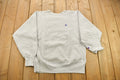 Vintage 1990s Blank Grey Champion Reverse Weave Crewneck