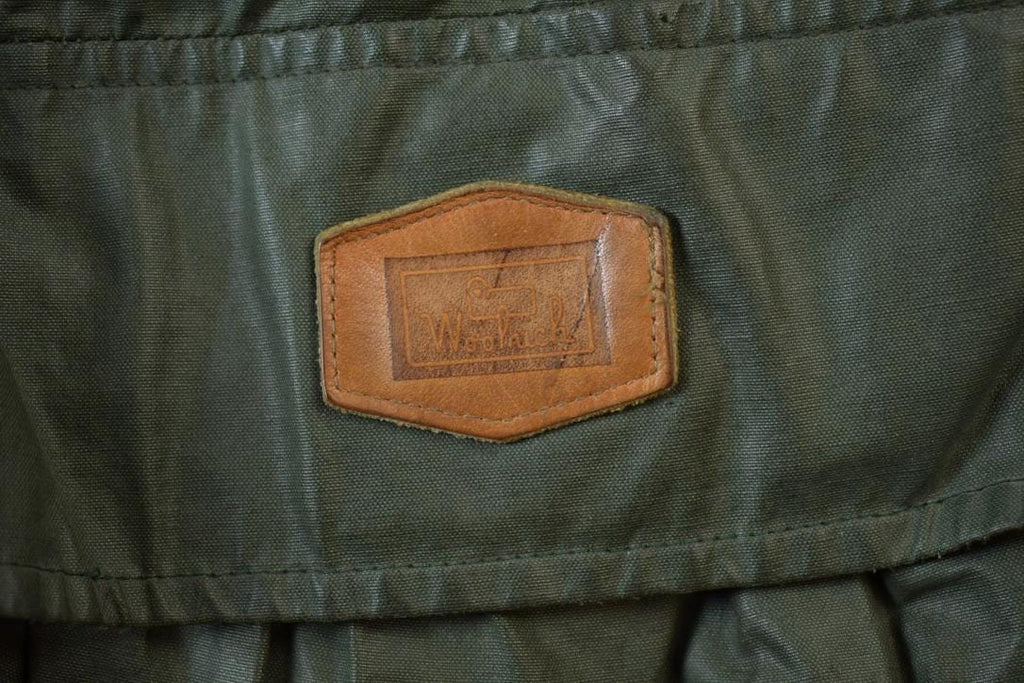 Vintage 1990s Woolrich Wool Lined Nylon Jacket Made In USA - XL