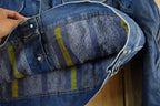 Vintage 1970s Lee Storm Riders Blanket Lined Denim Jean Trucker Jacket Men's Large
