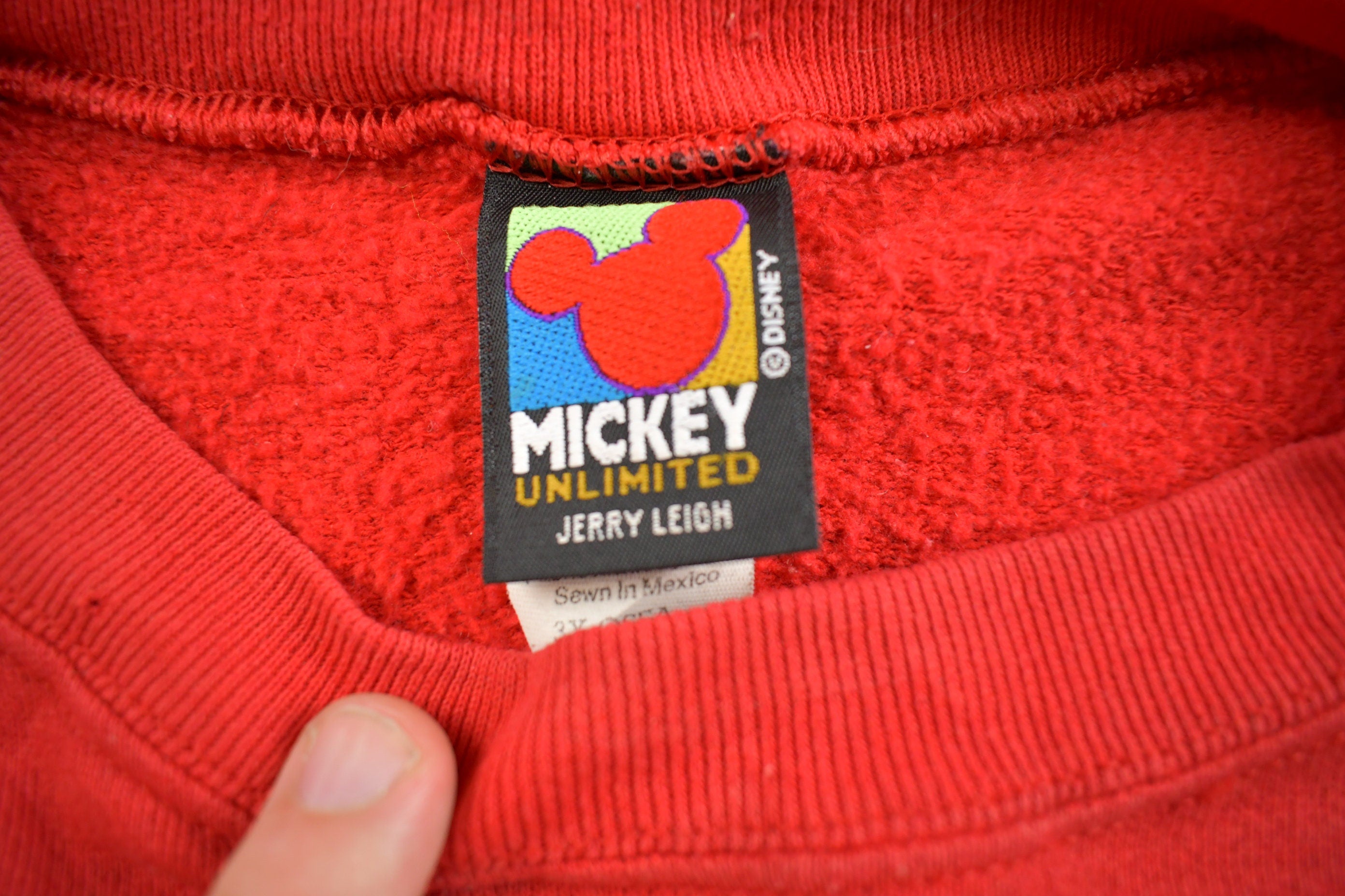 Vintage 1990s Mickey Mouse Minnie Mouse Disney Crewneck