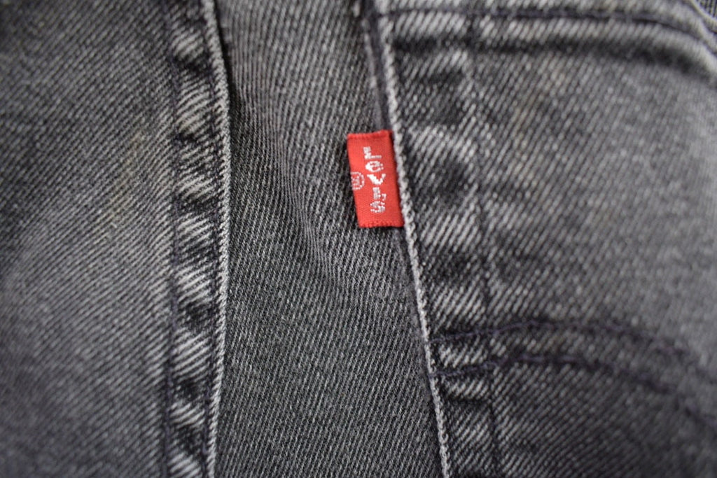 Vintage 1990s Levi's 603 Black Jeans Size 35x34 Vintage Denim