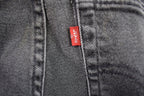 Vintage 1990s Levi's 603 Black Jeans Size 35x34 Vintage Denim